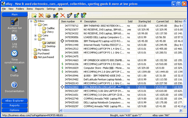 AuctionNavigator Screenshot